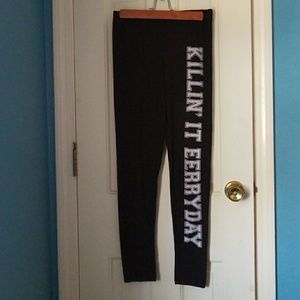 high rise graphic leggings